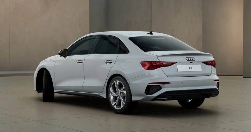 Audi A3 cena 143525 przebieg: 4, rok produkcji 2024 z Grudziądz małe 79